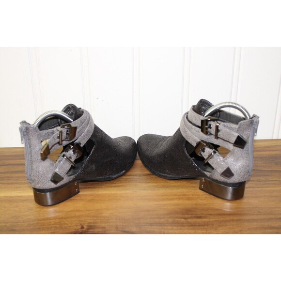Vintage Everly-PL by Jeffrey Campbell Boots Western Black Metallic Size 6.5 - Picture 5 of 9